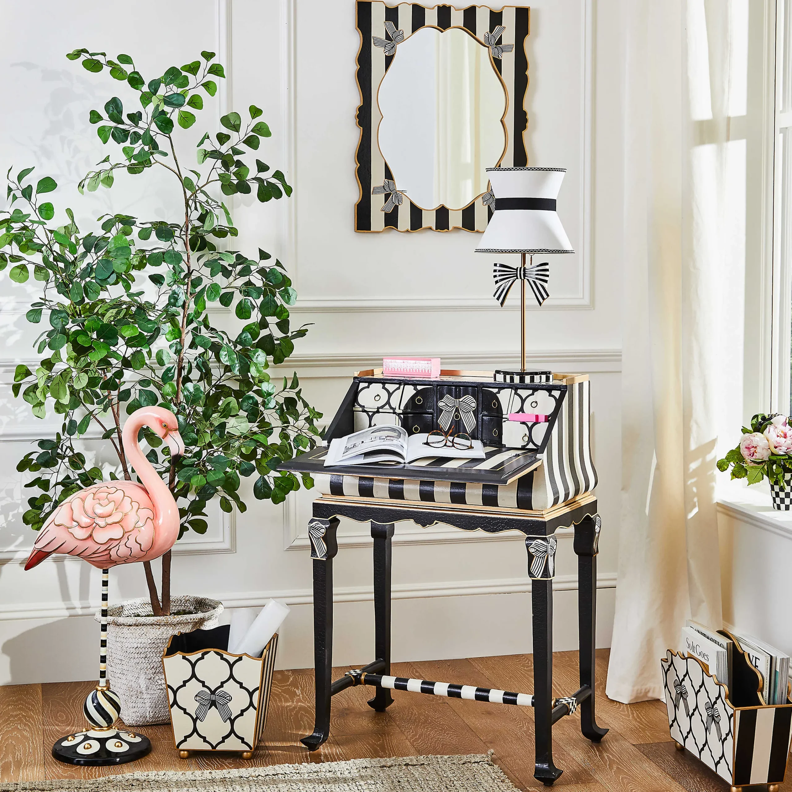 MacKenzie-Childs Pretty As A Bow Writing Desk| Bedroom|Living Room