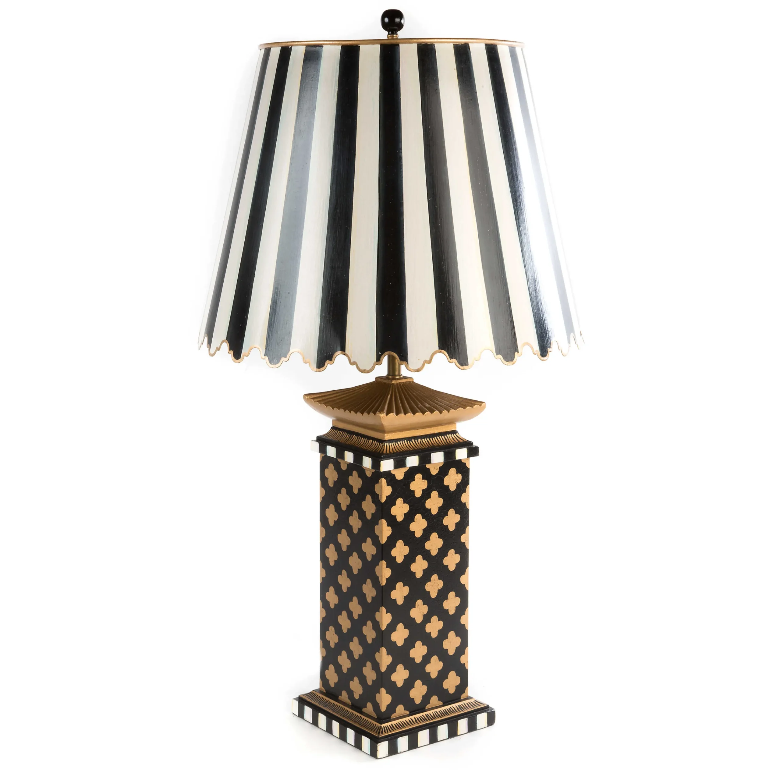 MacKenzie-Childs Quatrefoil Large Table Lamp| Room Accents|Lighting