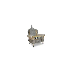 MacKenzie-Childs Queen Bee Courtyard Outdoor Wing Chair| Outdoor|Spring