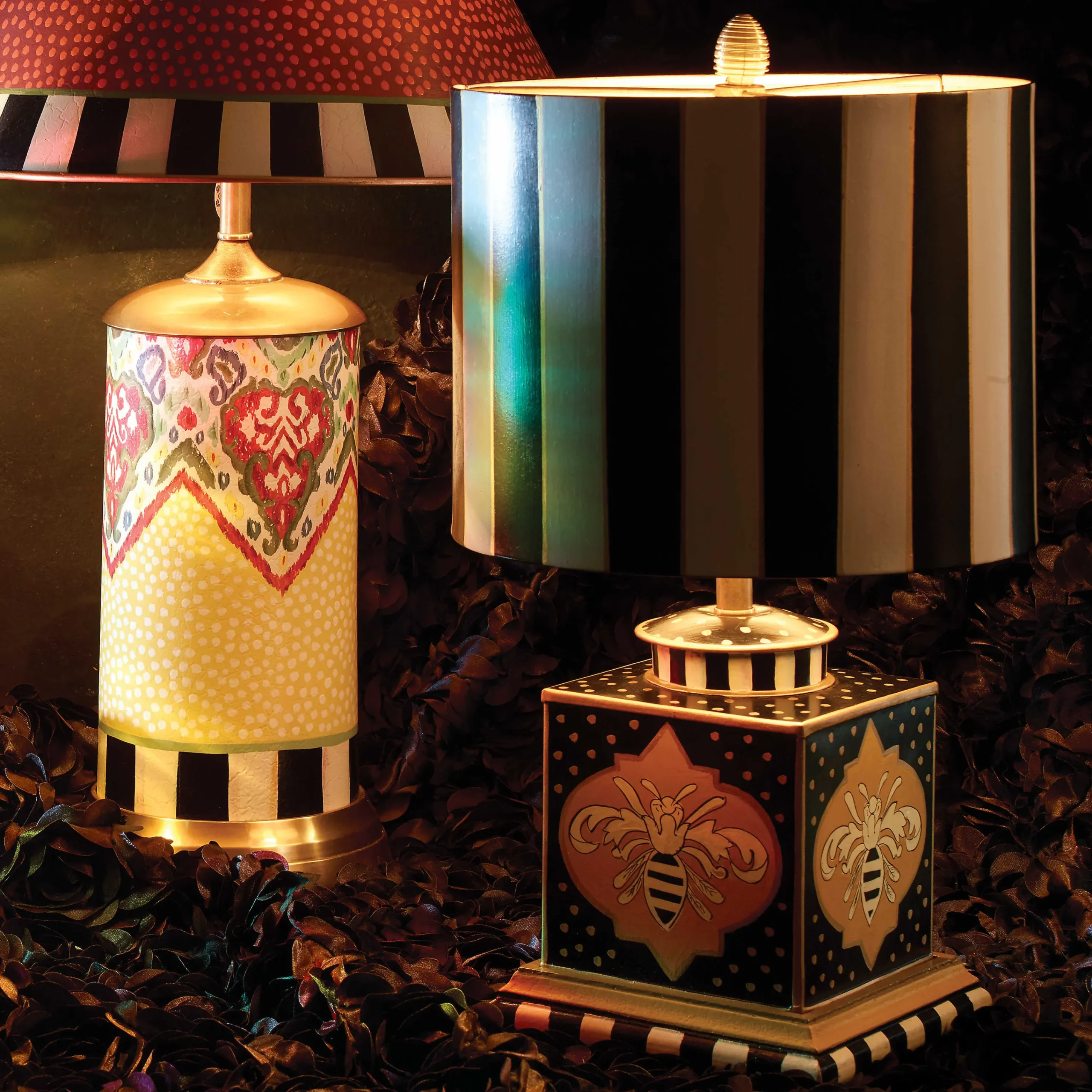 MacKenzie-Childs Queen Bee Lamp| Room Accents|Lighting