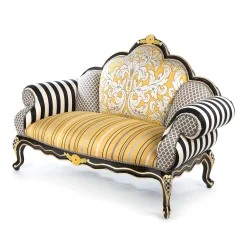 MacKenzie-Childs Queen Bee Loveseat| Living Room