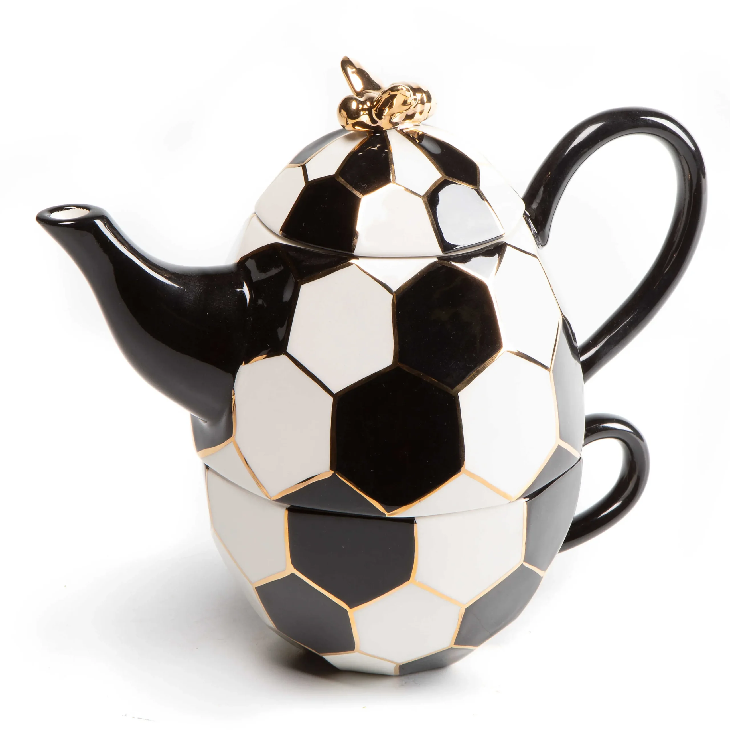 MacKenzie-Childs Queen Bee Tea For One| Serveware|Tea Kettles