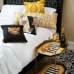 MacKenzie-Childs Queen Bee Tray Table| Room Accents|Bar Entertaining