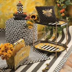 MacKenzie-Childs Queen Bee Tray Table| Room Accents|Bar Entertaining