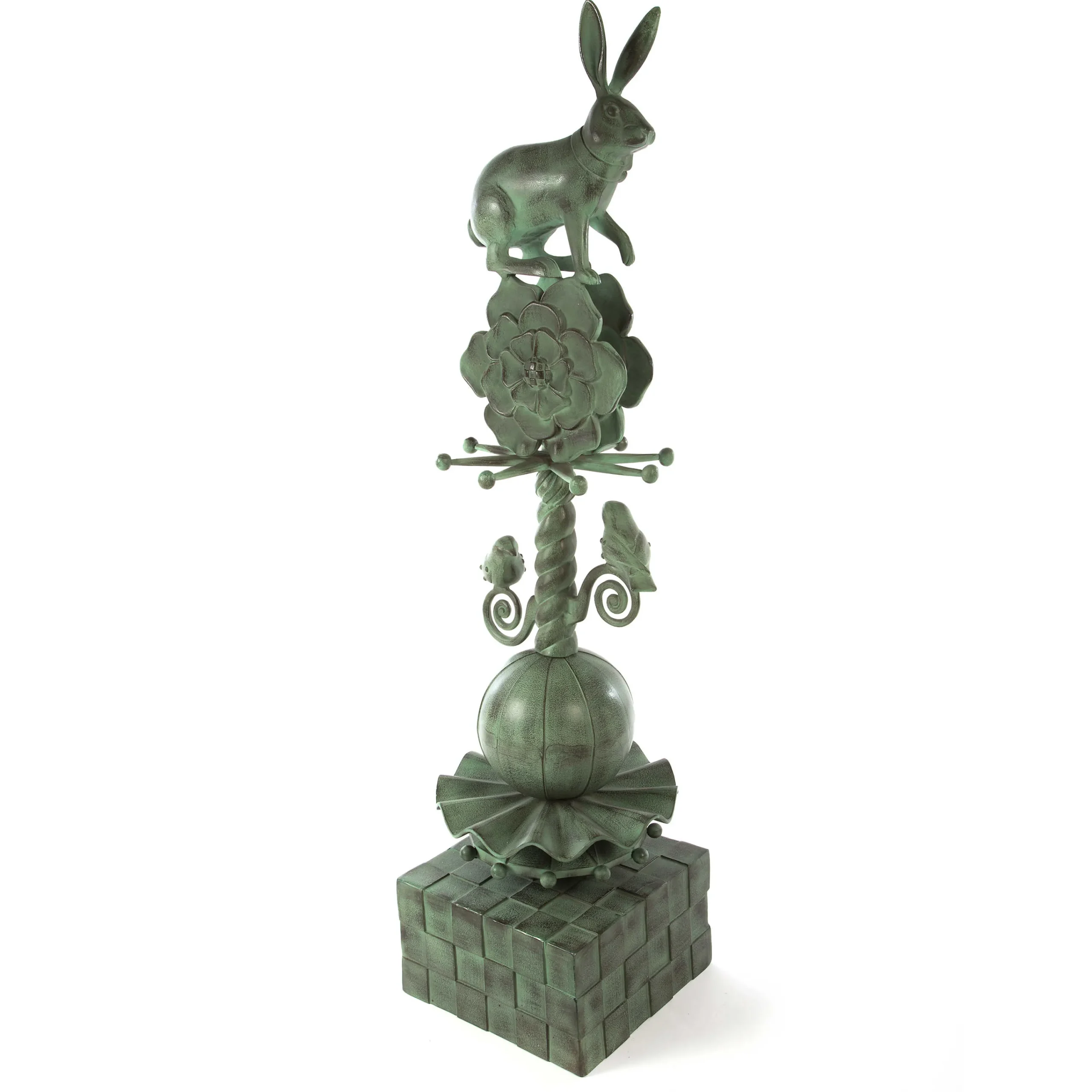 MacKenzie-Childs Rabbit Garden Totem| Easter|Spring