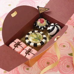 MacKenzie-Childs Rose Petit Four Square Knob| Finishing Touches