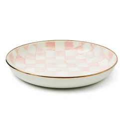 MacKenzie-Childs Rosy Check Abundant Bowl| Fall Entertaining|Serveware