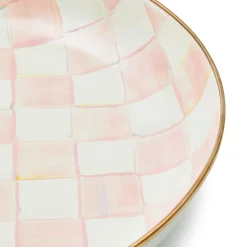 MacKenzie-Childs Rosy Check Abundant Bowl| Fall Entertaining|Serveware