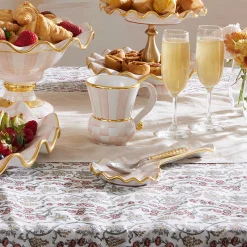 MacKenzie-Childs Rosy Check Ceramic Spoon Rest| Kitchen Utensils & Tools