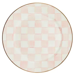 MacKenzie-Childs Rosy Check Charger/Plate| Easter|Spring