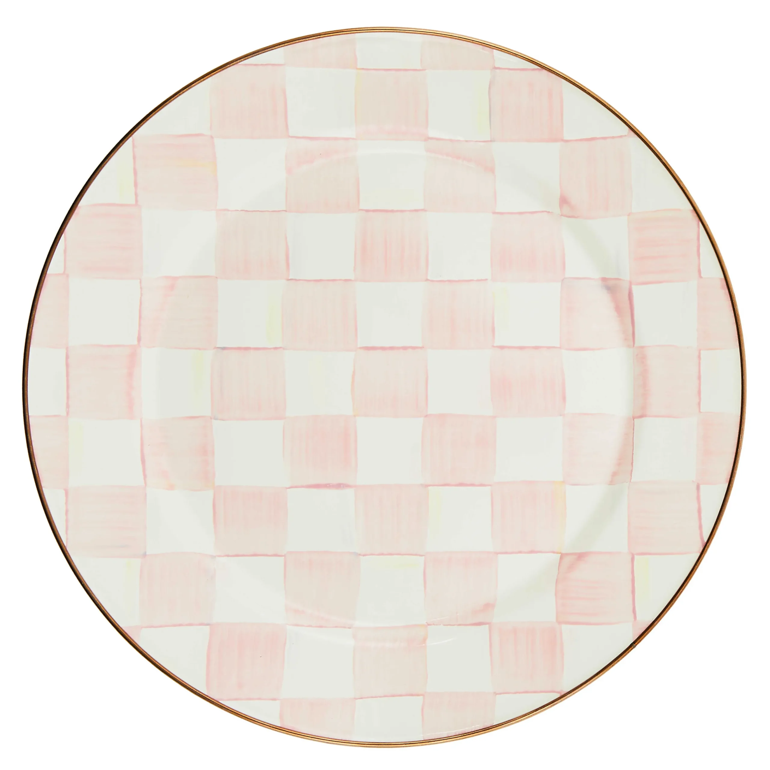 MacKenzie-Childs Rosy Check Charger/Plate| Easter|Spring