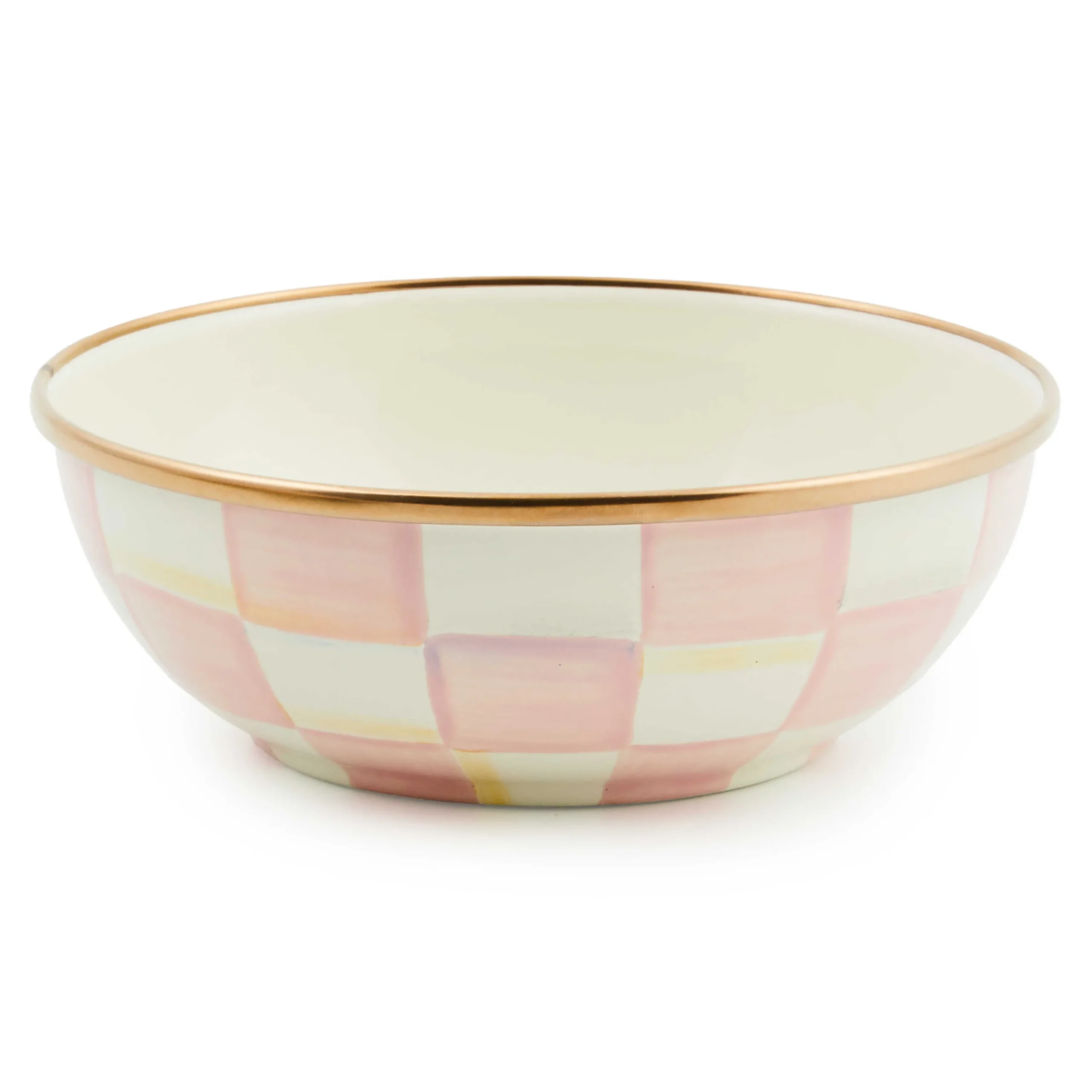 MacKenzie-Childs Rosy Check Everyday Bowl| Easter|Spring