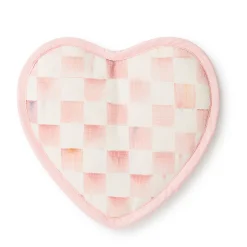 MacKenzie-Childs Rosy Check Heart Potholder| Kitchen & Table Linens
