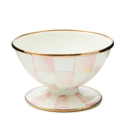 MacKenzie-Childs Rosy Check Ice Cream Dish| Serveware