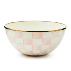 MacKenzie-Childs Rosy Check Small Everyday Bowl| Fall Entertaining|Serveware