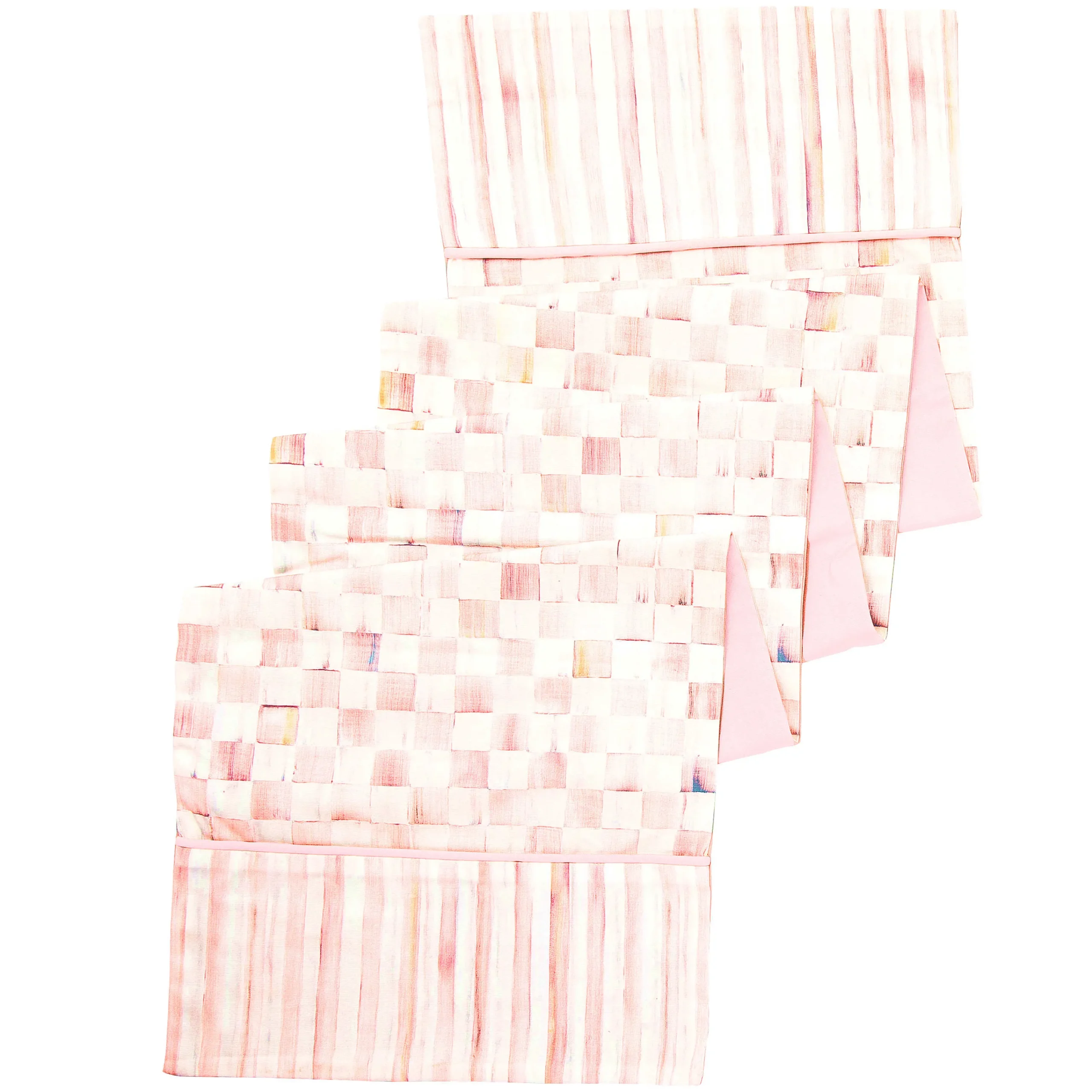 MacKenzie-Childs Rosy Check Table Runner| Fall Entertaining|Kitchen & Table Linens