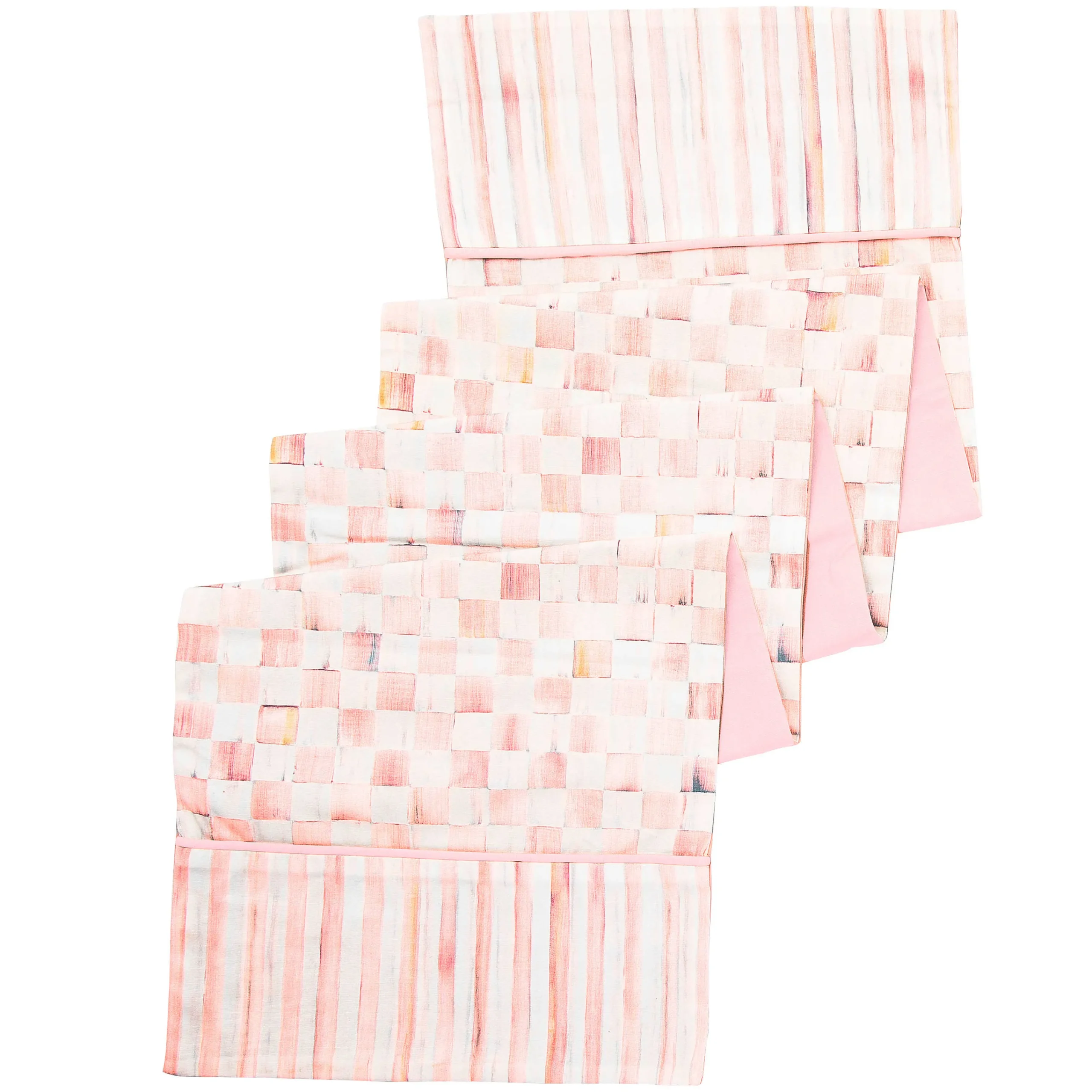 MacKenzie-Childs Rosy Check Table Runner| Fall Entertaining|Kitchen & Table Linens