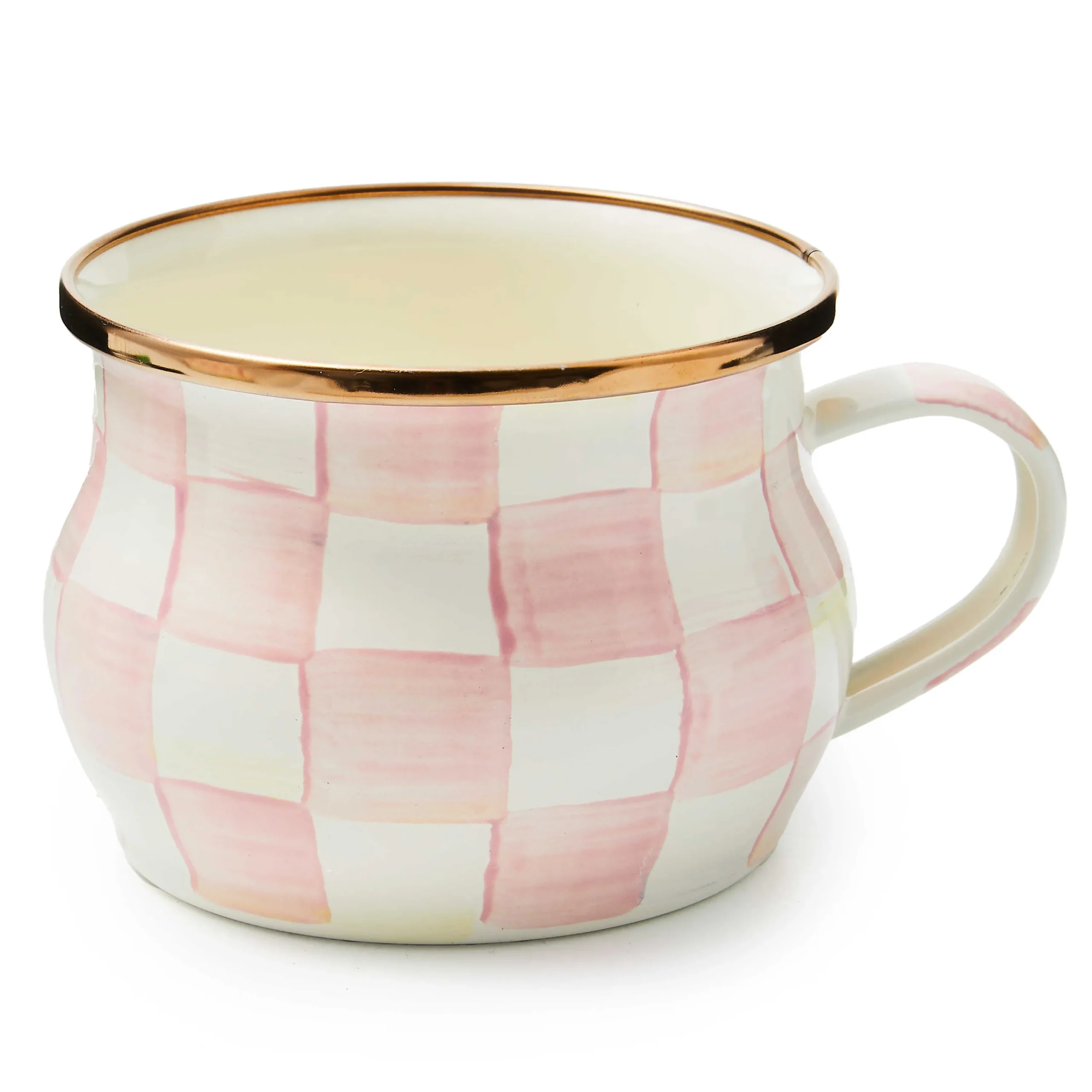 MacKenzie-Childs Rosy Check Teacup| The Coffee Shop|Fall Entertaining