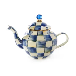 MacKenzie-Childs Royal Check 4 Cup Teapot| The Coffee Shop|Serveware