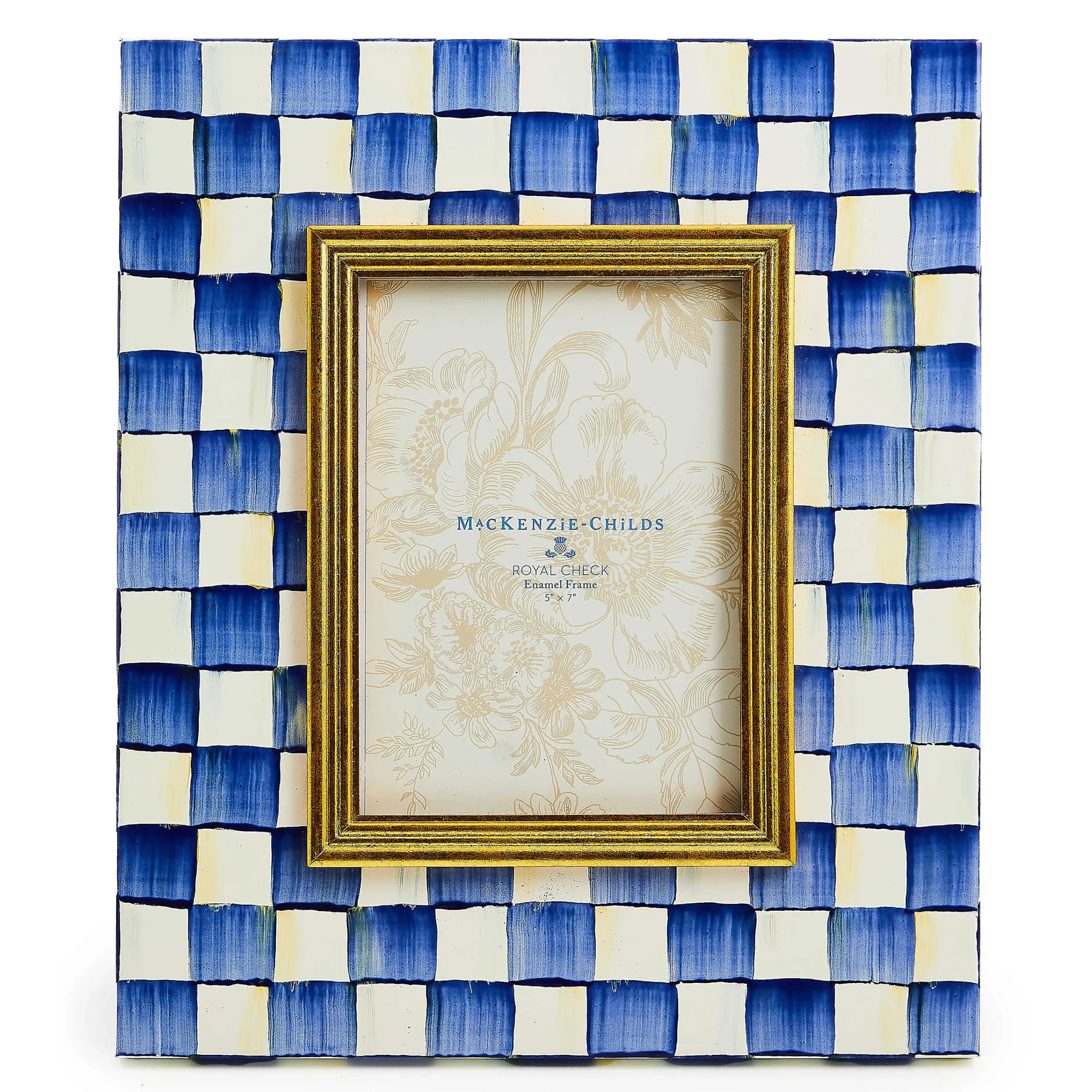MacKenzie-Childs Royal Check 5 x 7 Frame| Room Accents