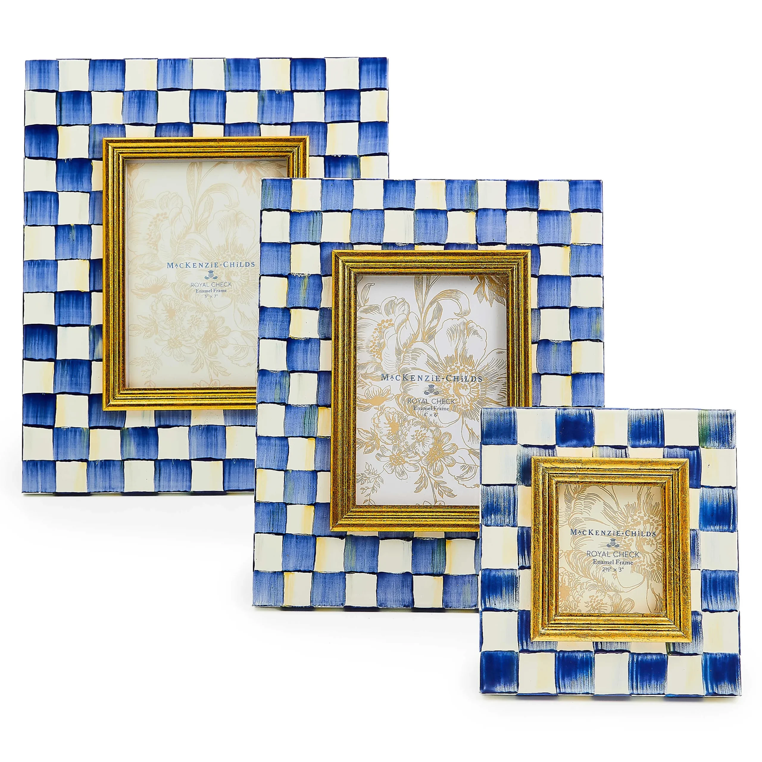 MacKenzie-Childs Royal Check 5 x 7 Frame| Room Accents