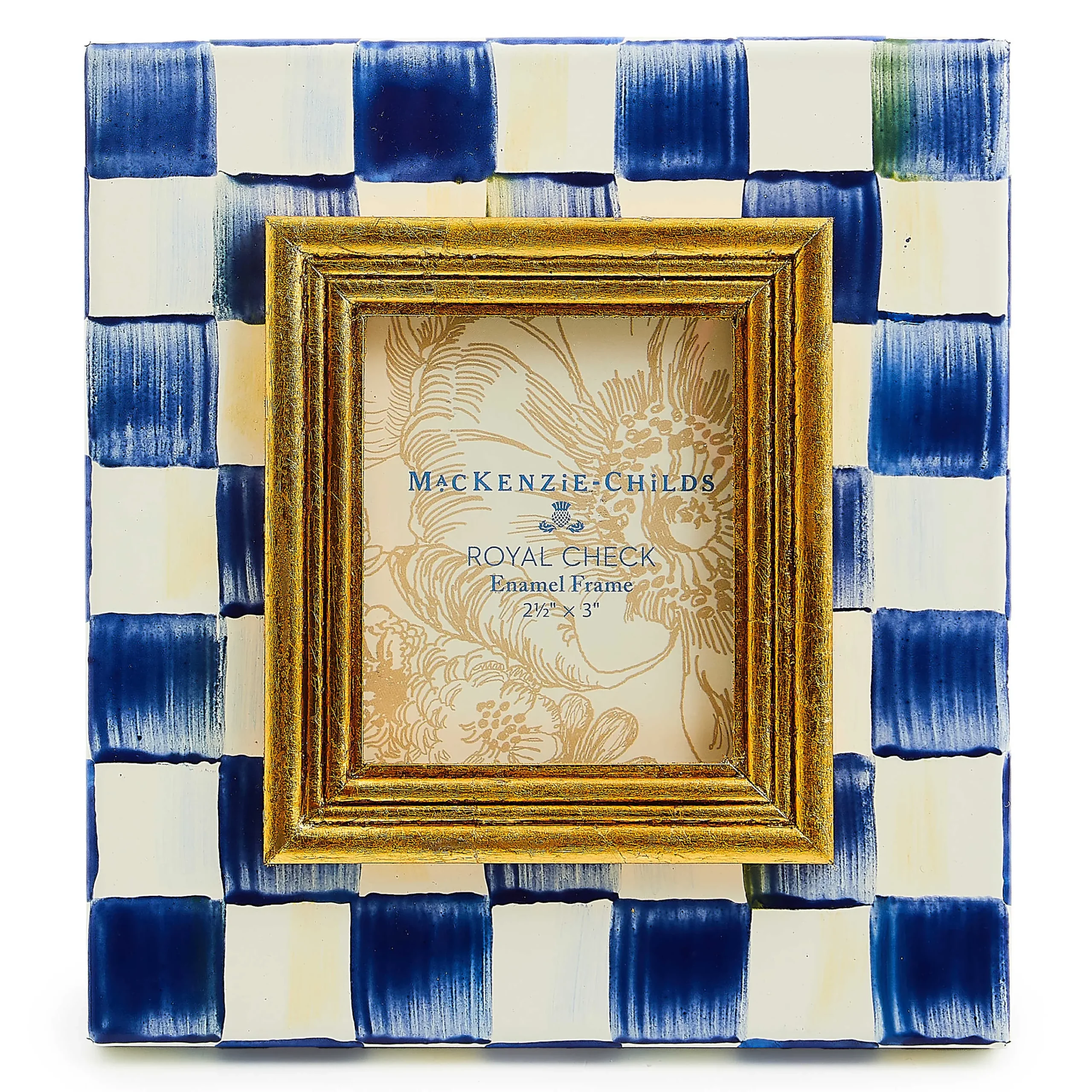 MacKenzie-Childs Royal Check 2.5 x 3 Frame| Room Accents