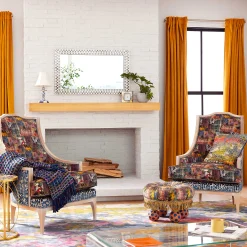 MacKenzie-Childs Royal Check Candlestick Lamp| Lighting