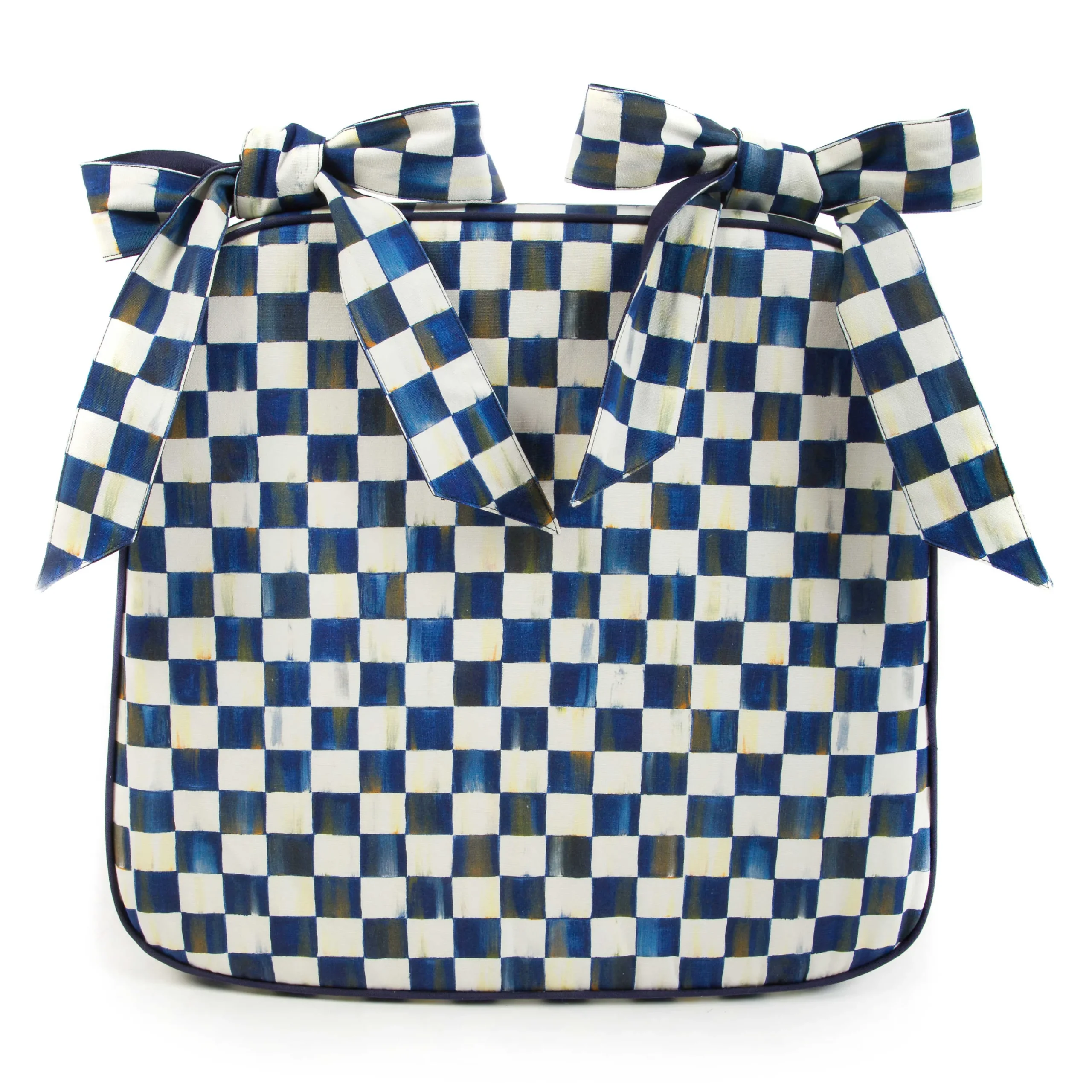 MacKenzie-Childs Royal Check Chair Cushion| Pillows, Throws, & Cushions
