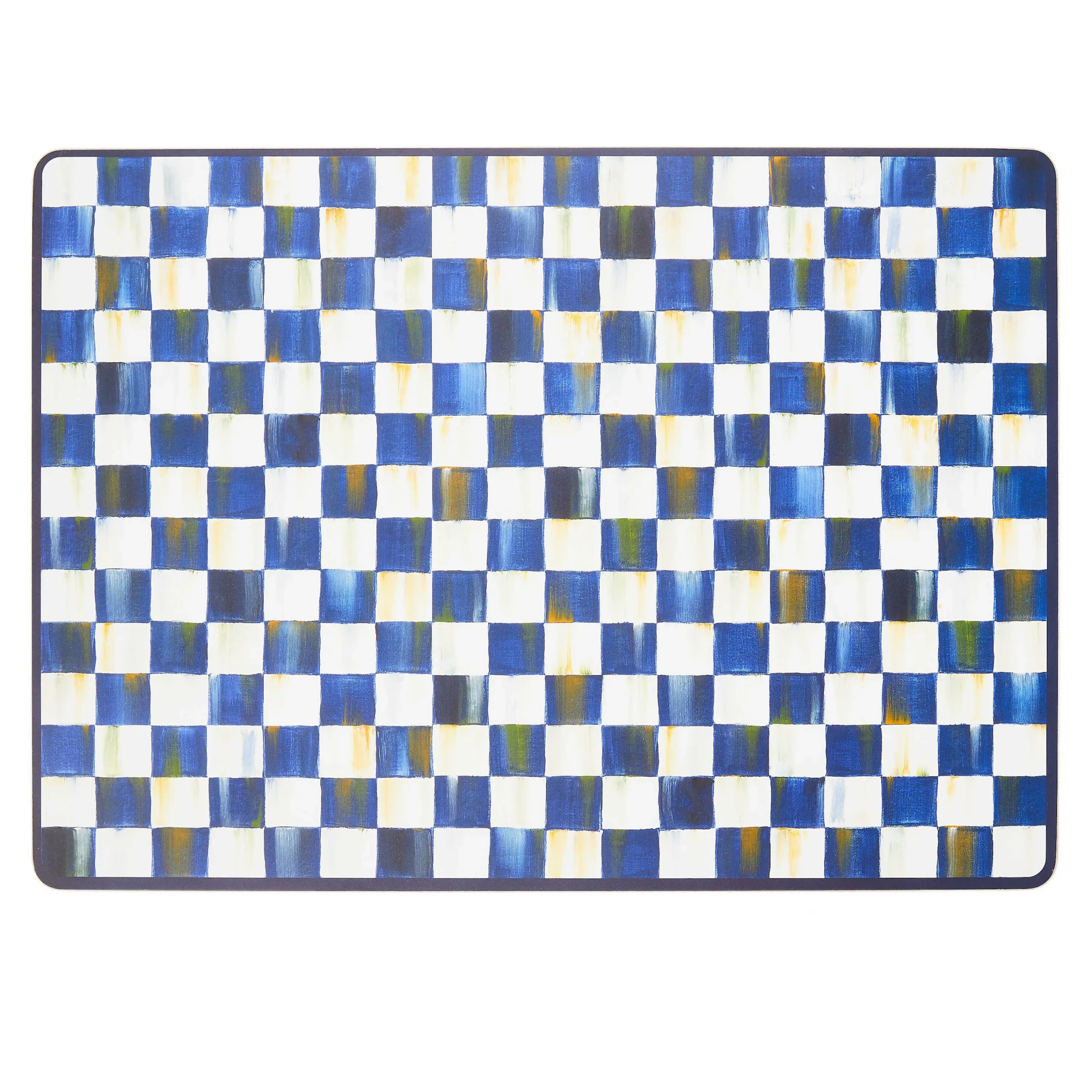 MacKenzie-Childs Royal Check Cork Back Placemats, Set of 4| Table Accessories|Kitchen & Table Linens