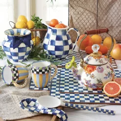 MacKenzie-Childs Royal Check Cork Back Placemats, Set of 4| Table Accessories|Kitchen & Table Linens