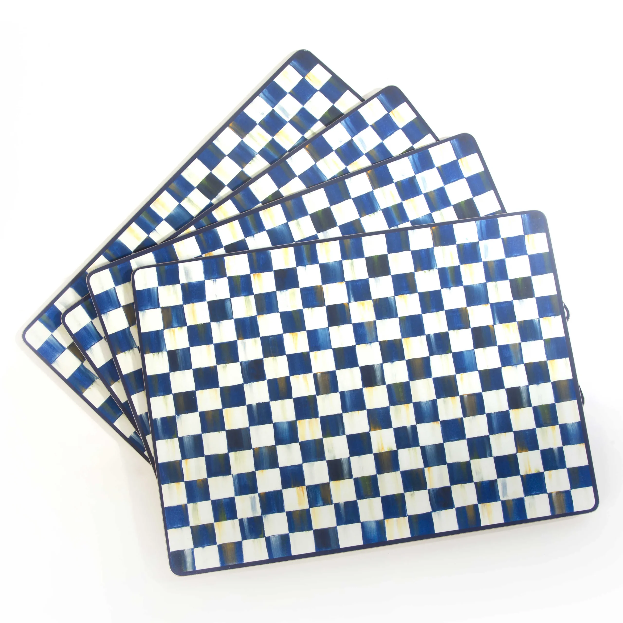 MacKenzie-Childs Royal Check Cork Back Placemats, Set of 4| Table Accessories|Kitchen & Table Linens
