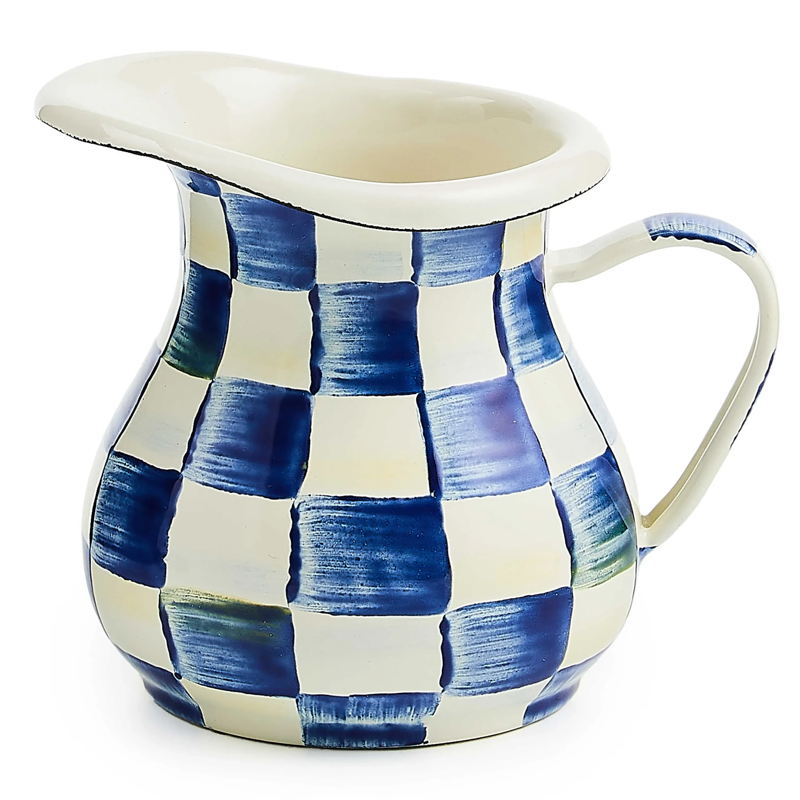 MacKenzie-Childs Royal Check Creamer| The Coffee Shop|Serveware
