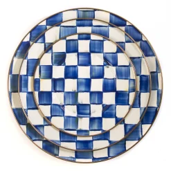 MacKenzie-Childs Royal Check Dinner Plate| Dinnerware & Flatware