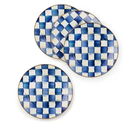 MacKenzie-Childs Royal Check Dinner Plates, Set of 4| Kitchen & Dining Sets|Dinnerware & Flatware