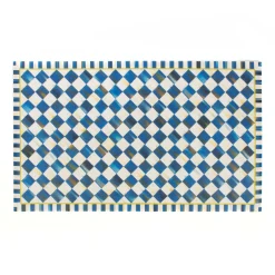MacKenzie-Childs Royal Check Floor Mat - 3' x 5'| Rugs