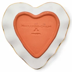 MacKenzie-Childs Royal Check Fluted Heart Plate| Bar Entertaining|Serveware