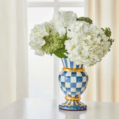 MacKenzie-Childs Royal Check Great Vase| Room Accents
