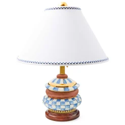 MacKenzie-Childs Royal Check Groovy Table Lamp| Lighting