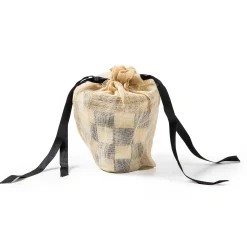 MacKenzie-Childs Royal Check Herb Pots, Set of 3| Spring|The Fall Shop