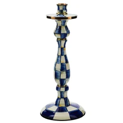 MacKenzie-Childs Royal Check Large Candlestick| Candles & Fragrances