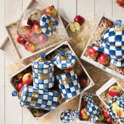 MacKenzie-Childs Royal Check Large Canister| Room Accents|Kitchen Storage & Organization