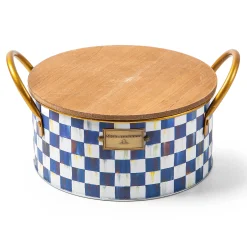 MacKenzie-Childs Royal Check Large Citronella Candle| Spring|Candles & Fragrances