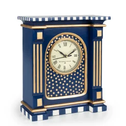 MacKenzie-Childs Royal Check Mantel Clock| Room Accents