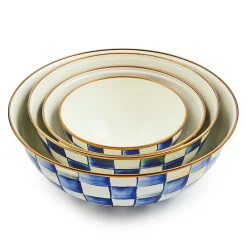 MacKenzie-Childs Royal Check Medium Everyday Bowl| Serveware