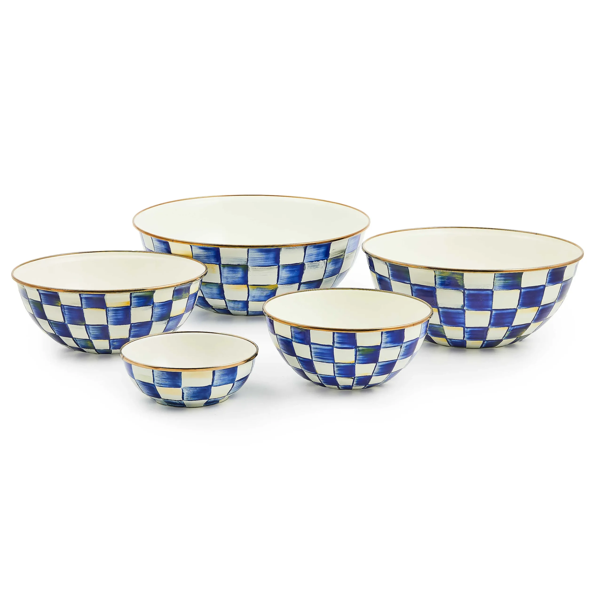 MacKenzie-Childs Royal Check Medium Everyday Bowl| Serveware