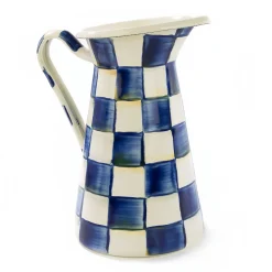 MacKenzie-Childs Royal Check Medium Practical Pitcher| Bar Entertaining|Serveware