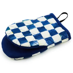 MacKenzie-Childs Royal Check Mini Oven Mitt| Kitchen & Table Linens