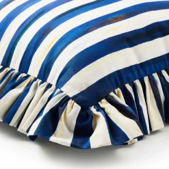 MacKenzie-Childs Royal Check Ruffle Throw Pillow| Pillows, Throws, & Cushions