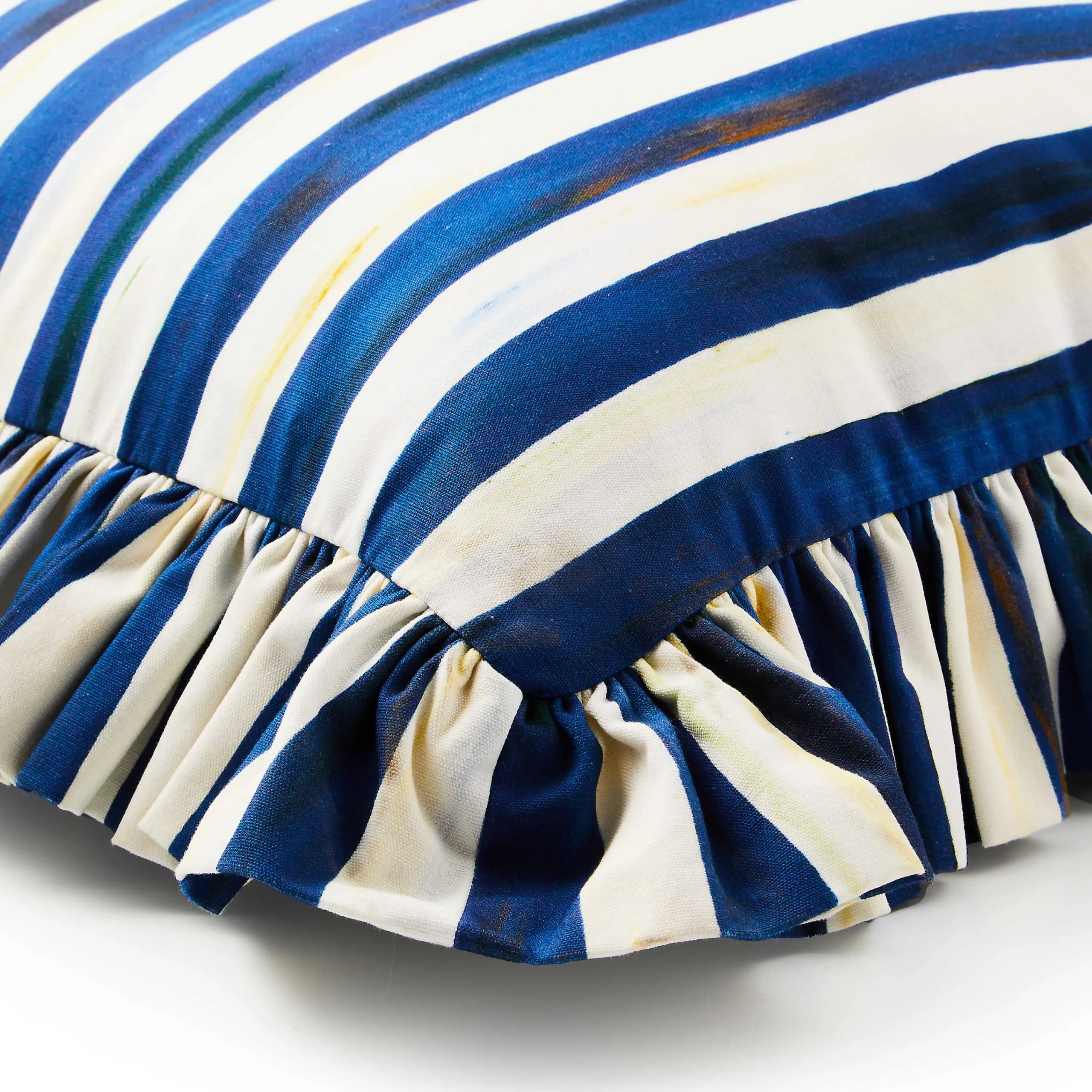 MacKenzie-Childs Royal Check Ruffle Throw Pillow| Pillows, Throws, & Cushions