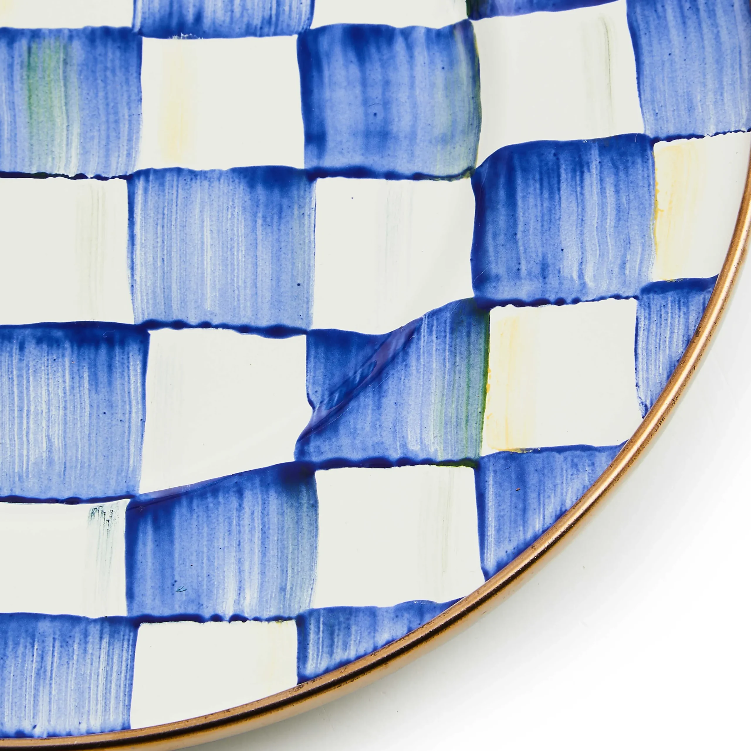 MacKenzie-Childs Royal Check Salad/Dessert Plate| Dinnerware & Flatware